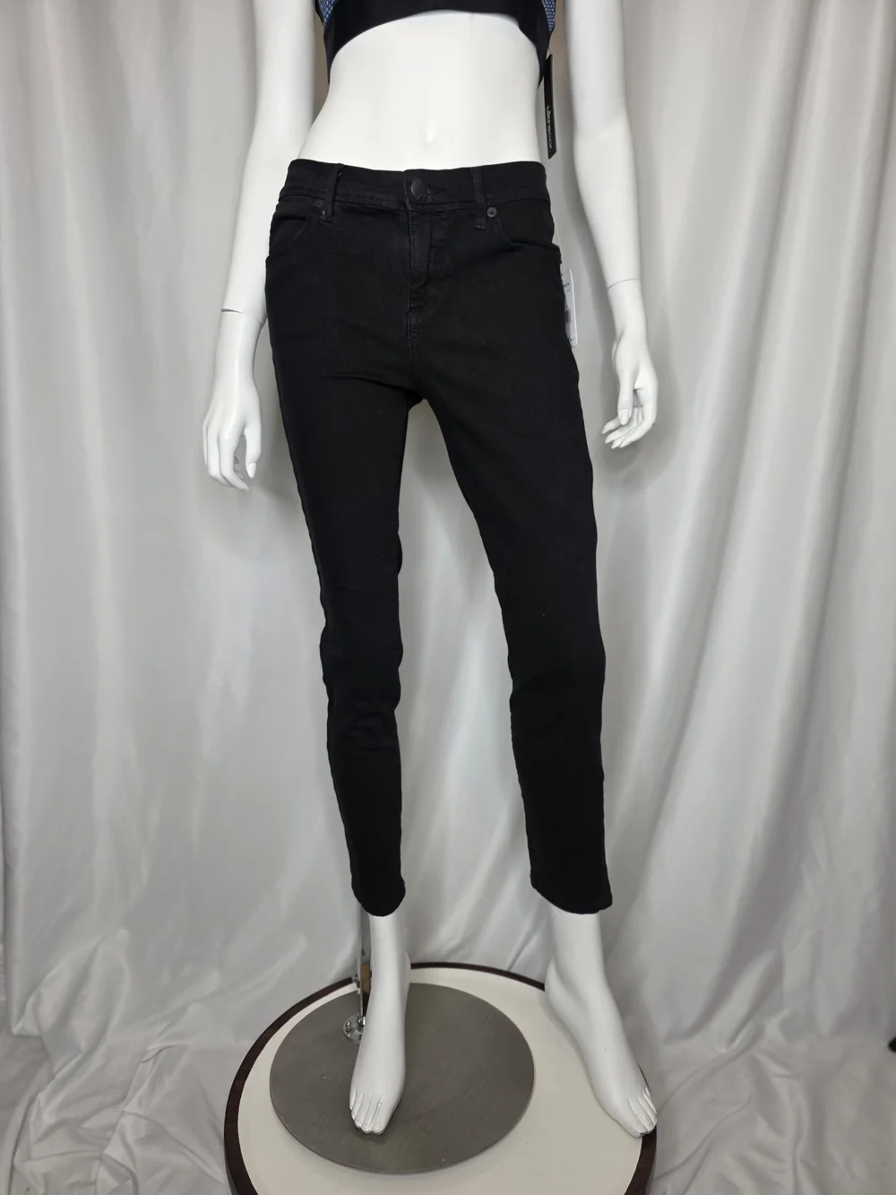 Free People Black High-Rise Skinny Jeans